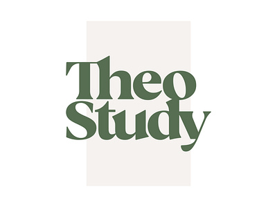 TheoStudy Wordmark Stack