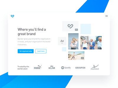 Landing page redesign