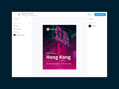 Creating digital content app bynder design editor gif interaction poster product sketch style template text typogaphy ui ux widget