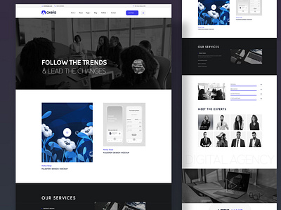 Digital Agency Website Landing Page