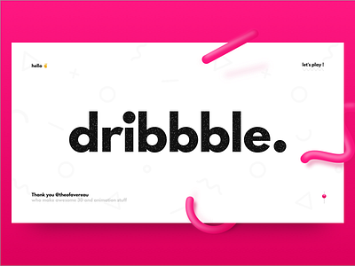 What's up Dribbble ?!