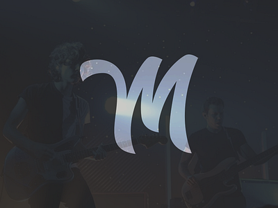 M83 (WIP) band letter lettering m m83 music typography wip