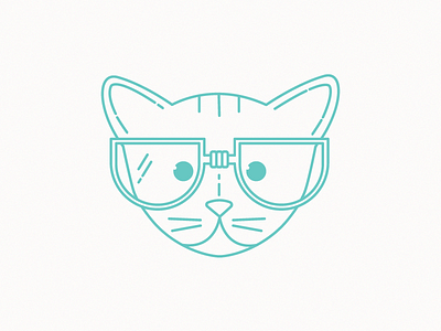 Jesús. animal cat doodle glasses icon illustration illustrator kitten lines madebyborn vector