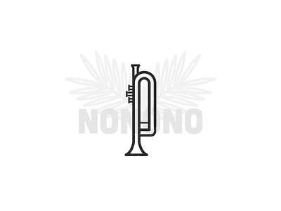 No No No - Beirut beirut icon illustration leaf lineart lines minimal music simple song trumpet