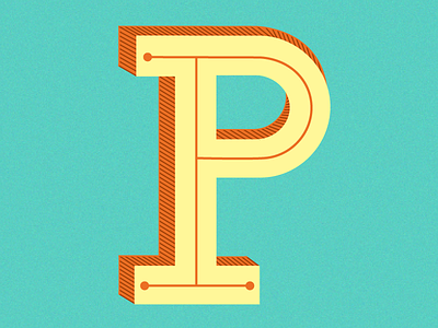 P for Pablo debut first letter lettering p pablo typo typography