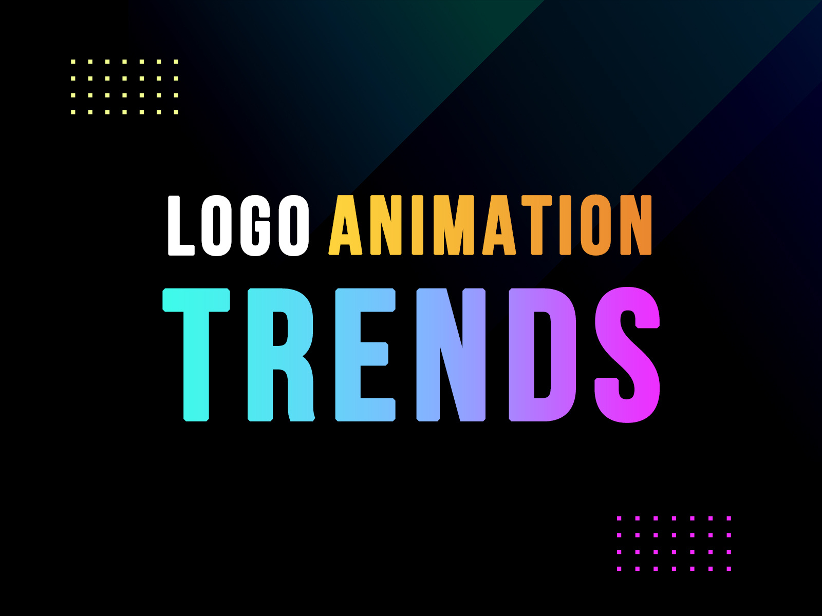 Latest Logo Animation Trends by Logo Design Ideas on Dribbble