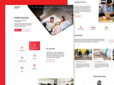 Insurance Agency landing page