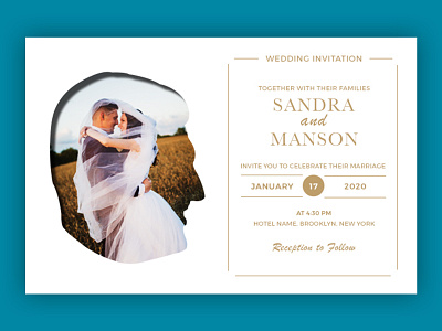 Creative Wedding Invitation Card