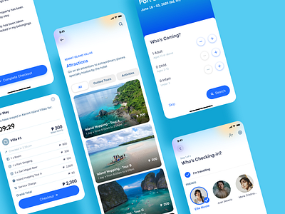 Travel App app ui ux web