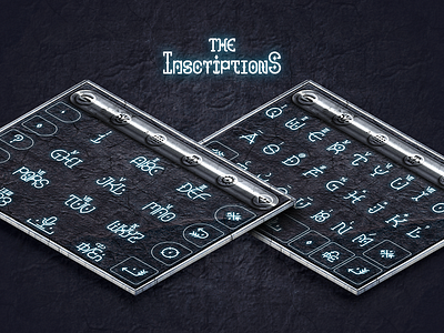 Keypad design: Inscription