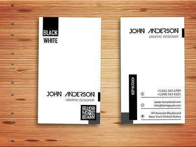 Black & White Business Card