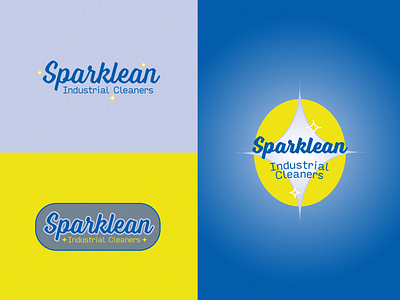 Sparklean - Industrial Cleaners Logo Variations