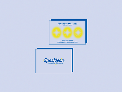 Business Cards for Sparklean Ind. Clnrs. branding business card design business card layout businesscard cleaners cleaning service illustrator layout design layout minimal logo minimal minimal design texture typography