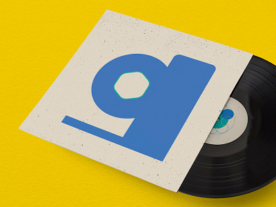 G is for geocentric abstract album cover design g illustration illustrator minimal psychedelic shapes texture the letter g typogaphy vector vintage vinyl cover