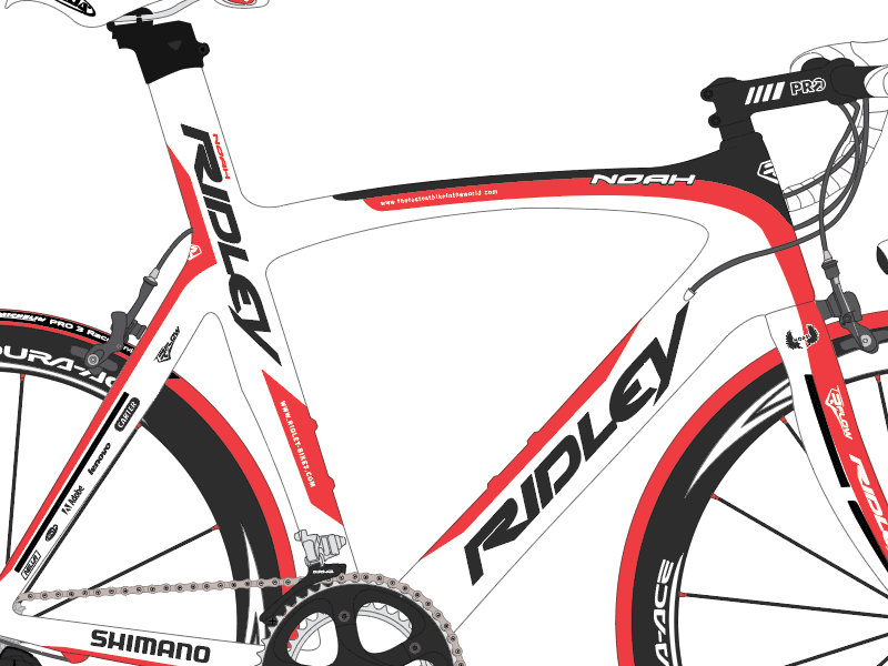 Ridley Bikes Wire Frame/Design design graphic design ridley bikes vectors wire frames