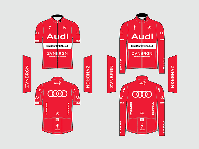 audi cycling jersey