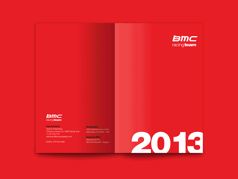 BMC Racing Proposal bmc brochure design professional proposal racing team