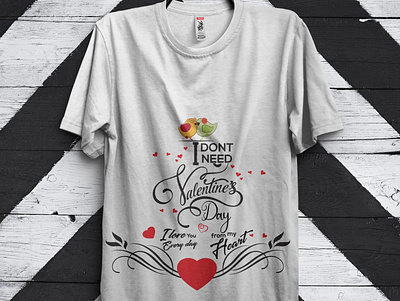 Design a custom t-shirt for Valentine app design apparel apple application e commerce new business t s t shirt t shirt design t shirt illustration t shirt mockup t shirts template texture travel type typography website shop