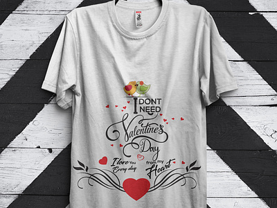 Design a custom t-shirt for  Valentine