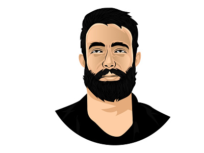 vector portrait design illustration art by Ultra Elated on Dribbble