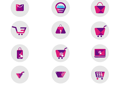 eCommerce Icon design Creative Vector