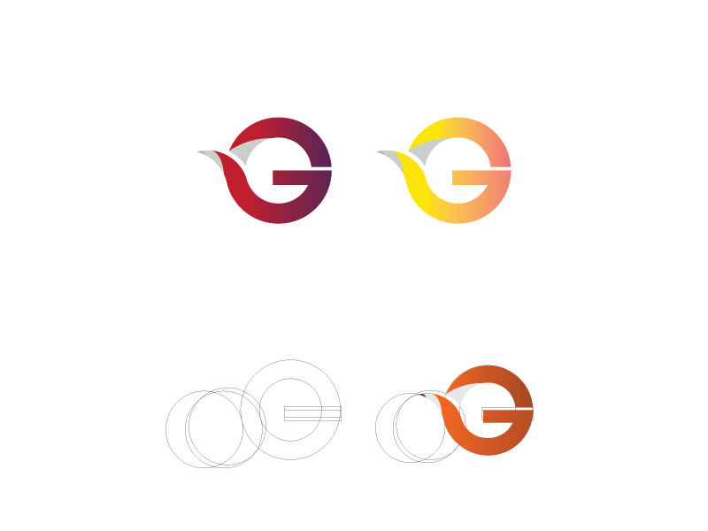 G Letter Logo cosmetics technology education partner business new business website shop e-commerce business design logo