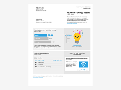 Bidgely Home Energy Report