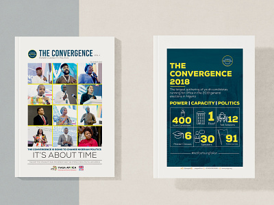 Convergence Magazine branding design editorial design layout magazine cover minimal typography