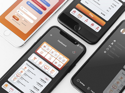 UI/UX Mobile App design icon typography ui ux