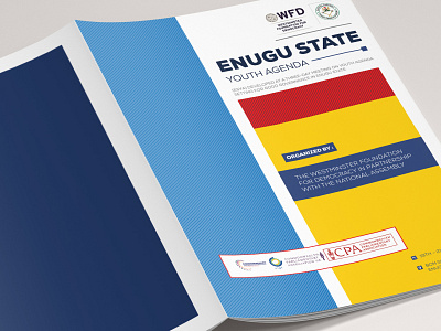 Enugu State Youth Agenda Report branding design illustration typography vector