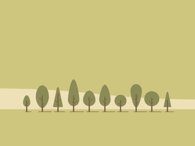 Overgrazing Ponies animation forest infographic mograph