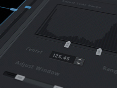 UI Detail of Medical Imaging Software