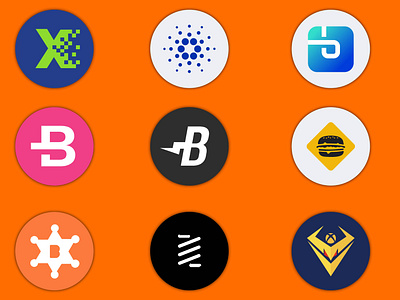 Unique crypto Logo Design