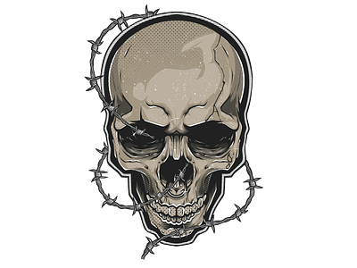 REMNANT adobe adobe illustrator illustration illustrator pentool skull vector