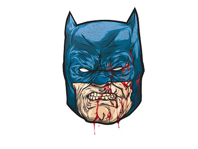 Batman batman illustration illustrator pentool vector wacom