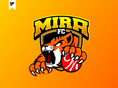 MIRA FC | TIGER MASCOT LOGO