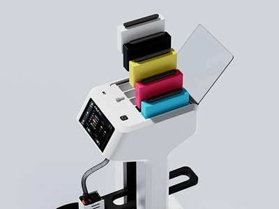 Modul Multi-functional 3D Printer Concept 3d print 3d printer concept design industrial design innovation product design