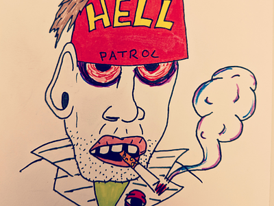 Day 3: Hell-Shriner bad guys craig gleason illustration inktober monster season of the bad guys club sotbgc