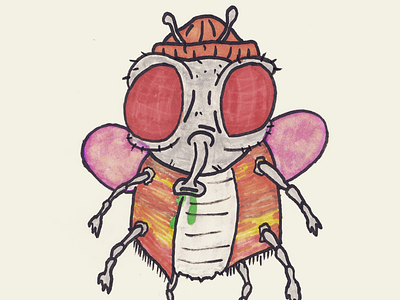 Day 5: The Pest craig gleason illustration inktober monster season of the bad guys club sotbgc