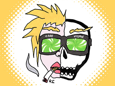 Day 13: X-Ray Kid craig gleason illustration inktober monster season of the bad guys club sotbgc4