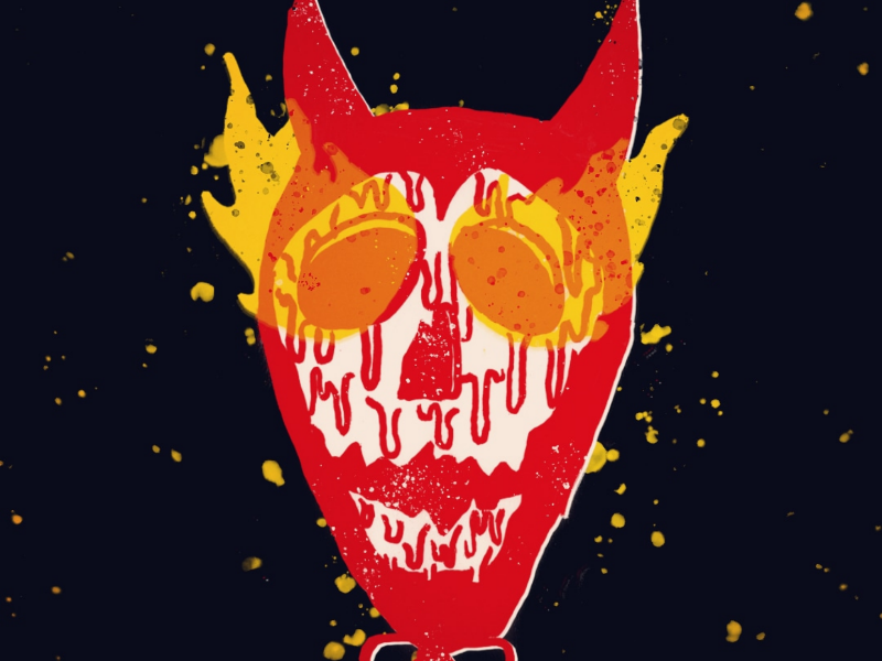 Day 15: Skele-Devil season of the bad guys club sotbgc4 monster inktober craig gleason illustration