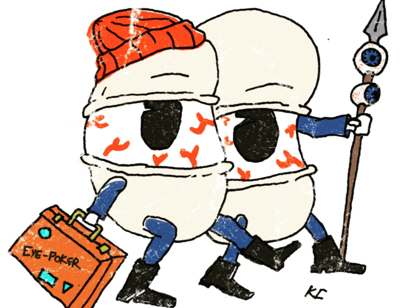Day 18: Eye-Poker season of the bad guys club sotbgc4 monster inktober craig gleason illustration