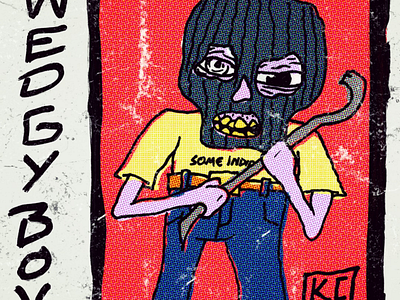 Day 20: Wedgy Boy craig gleason illustration inktober monster season of the bad guys club sotbgc4