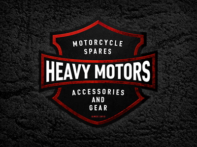 HM Splash Logo bikes heavy motors logo motorcycles motorshop shield