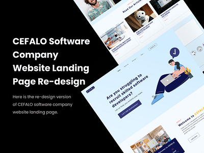 Software Company Landing Page branding design graphic design landing landing page landing page design software company ui ui design userinterface ux