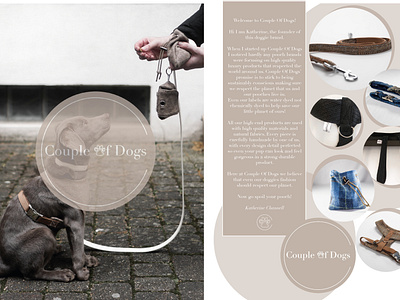 Leaflet Design for Couple Of Dogs