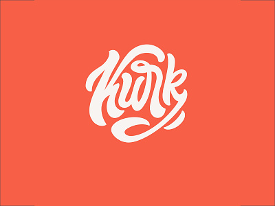 Kurk branding design hand drawn handlettering identity illustration lettering logo procreate typogaphy