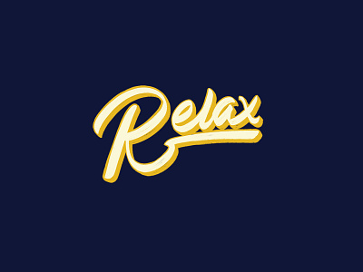 Relax brand design branding calligraphy clothing design fashion font free garage hand lettering logo logotype mark packaging script sketches streetwear type typo typography