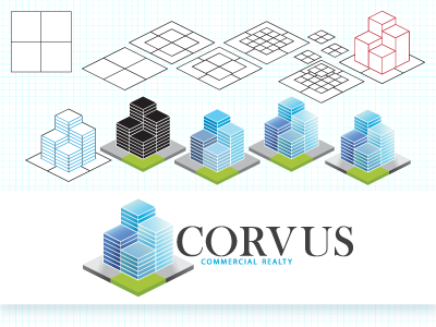 Corvus 3d brand contest corvus logo