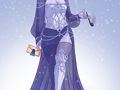 Winter Dress characterdesign costumedesign illustration warcraft wow